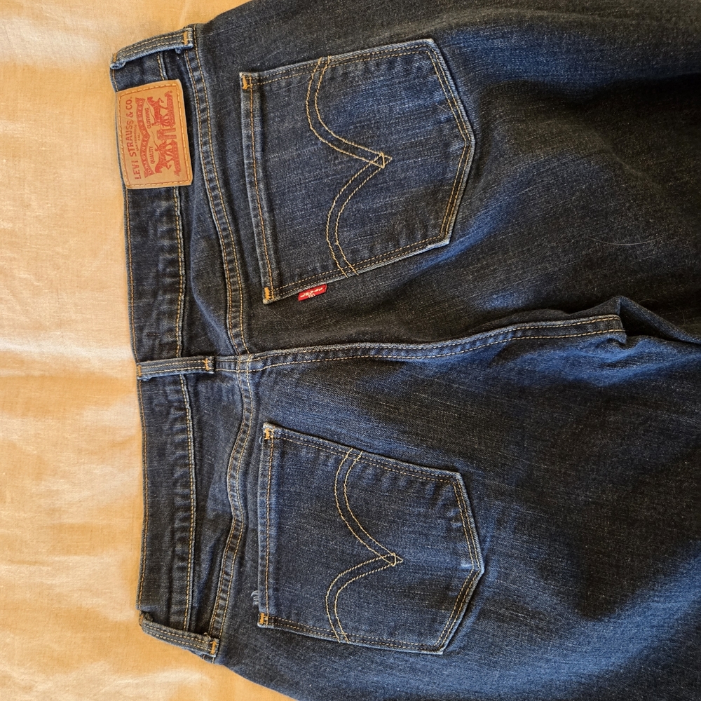 Levi's Dark Blue Bootcut Jeans for Women